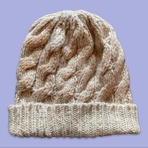 Rose Gold Accent Knit Toque